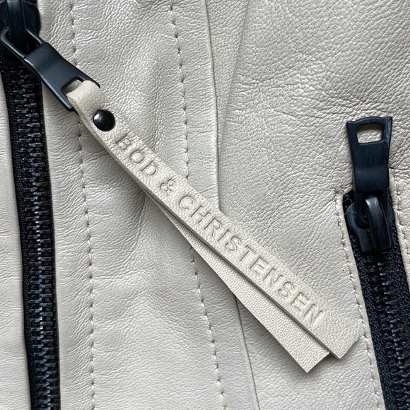 BOD & CHRISTENSEN XS Alina leather biker jacket - Picture 5 of 9